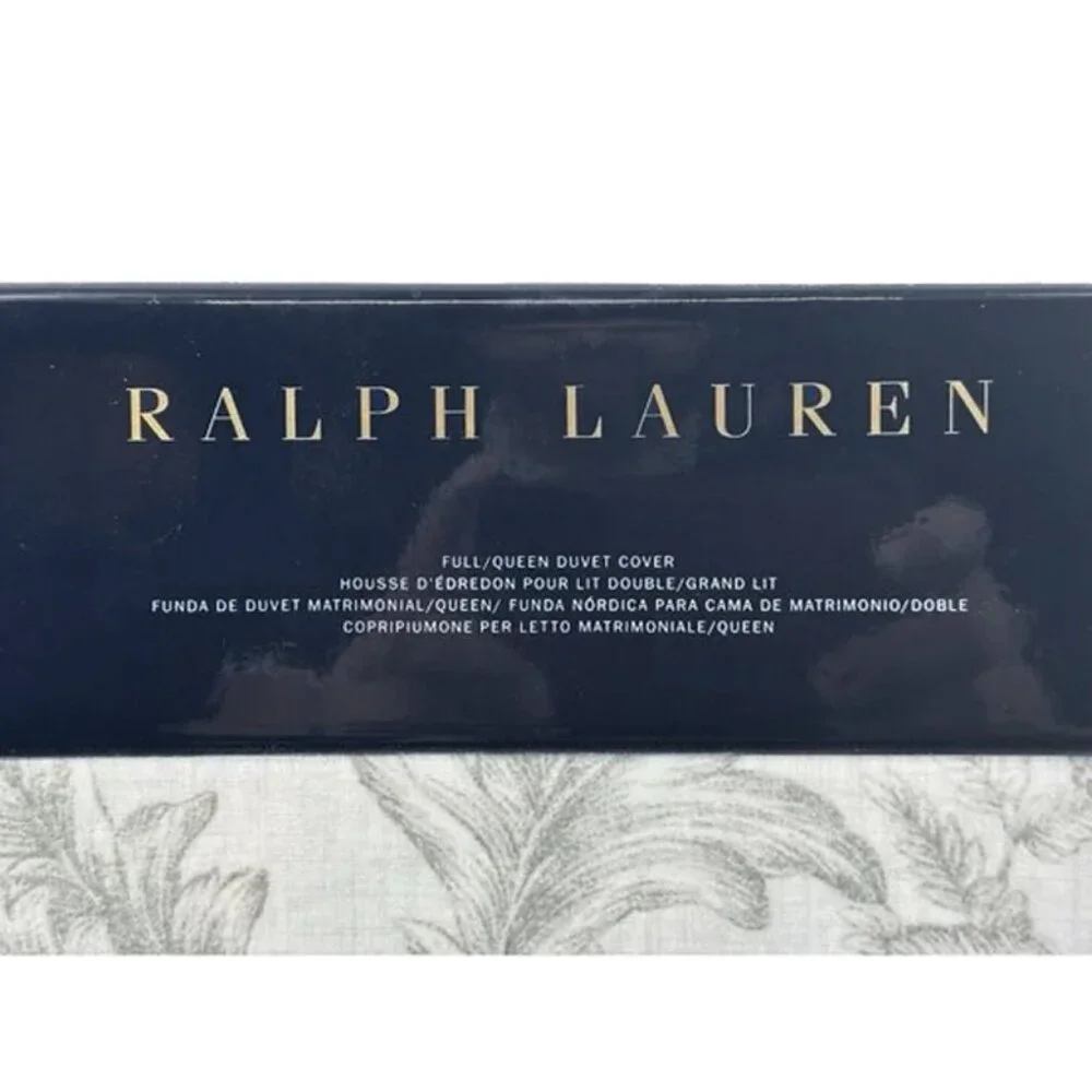 NEW $355 Ralph Lauren Genevieve Floral Duvet Cover! Full Queen